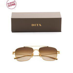 DITA Gold 57mm Designer Sunglasses